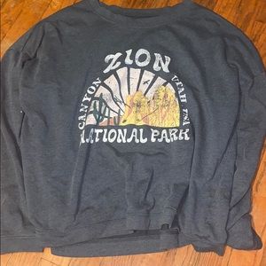 Zion national park oversized t-shirt